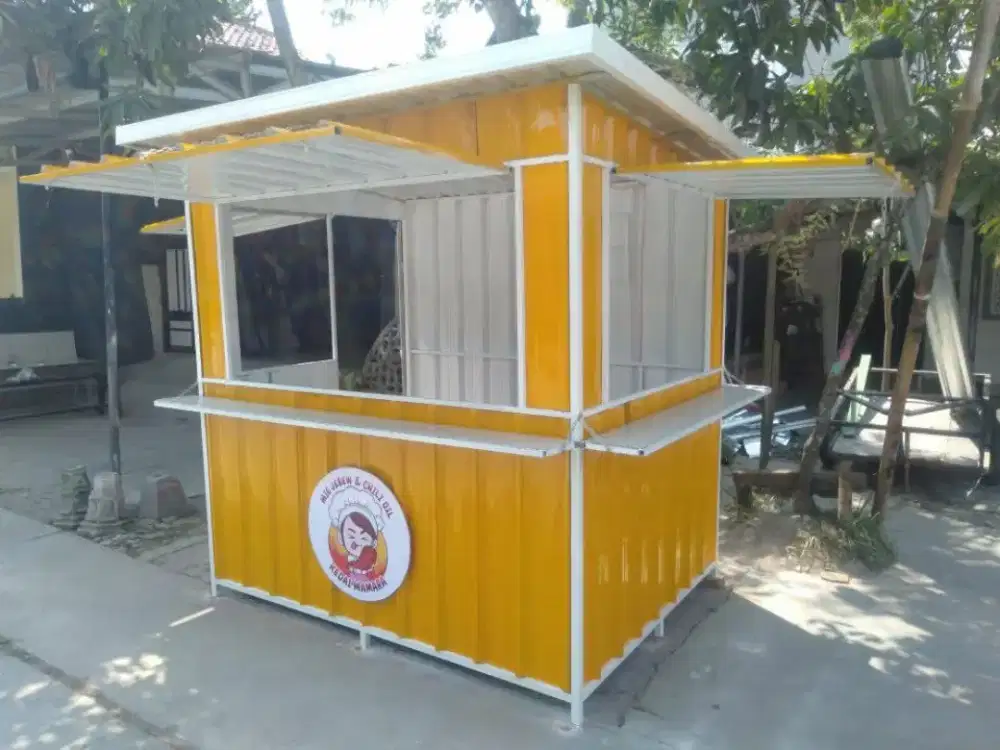 booth container/stand gerobak display.200x150x200