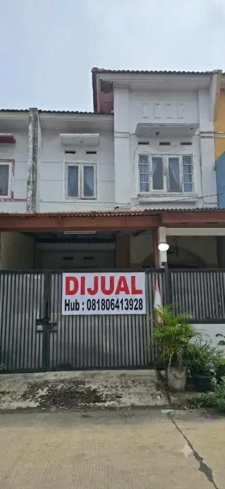 Dijual rumah murah tingkat di cluster taman harapan baru bekasi barat