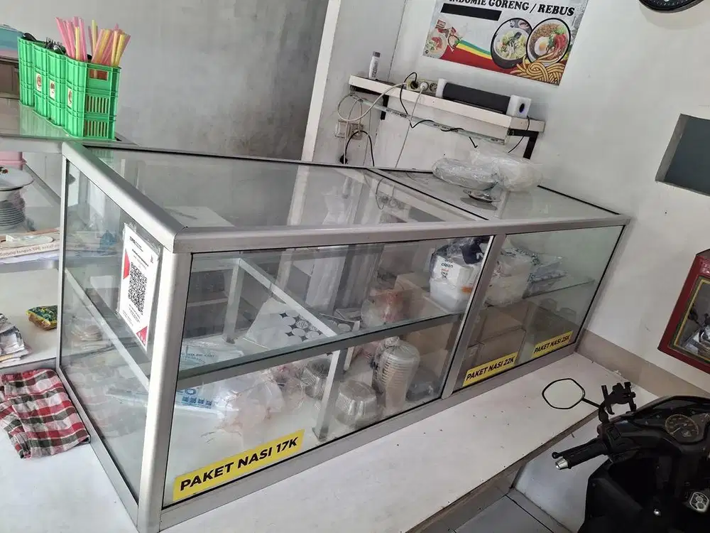 ETALASE WARTEG & Meja