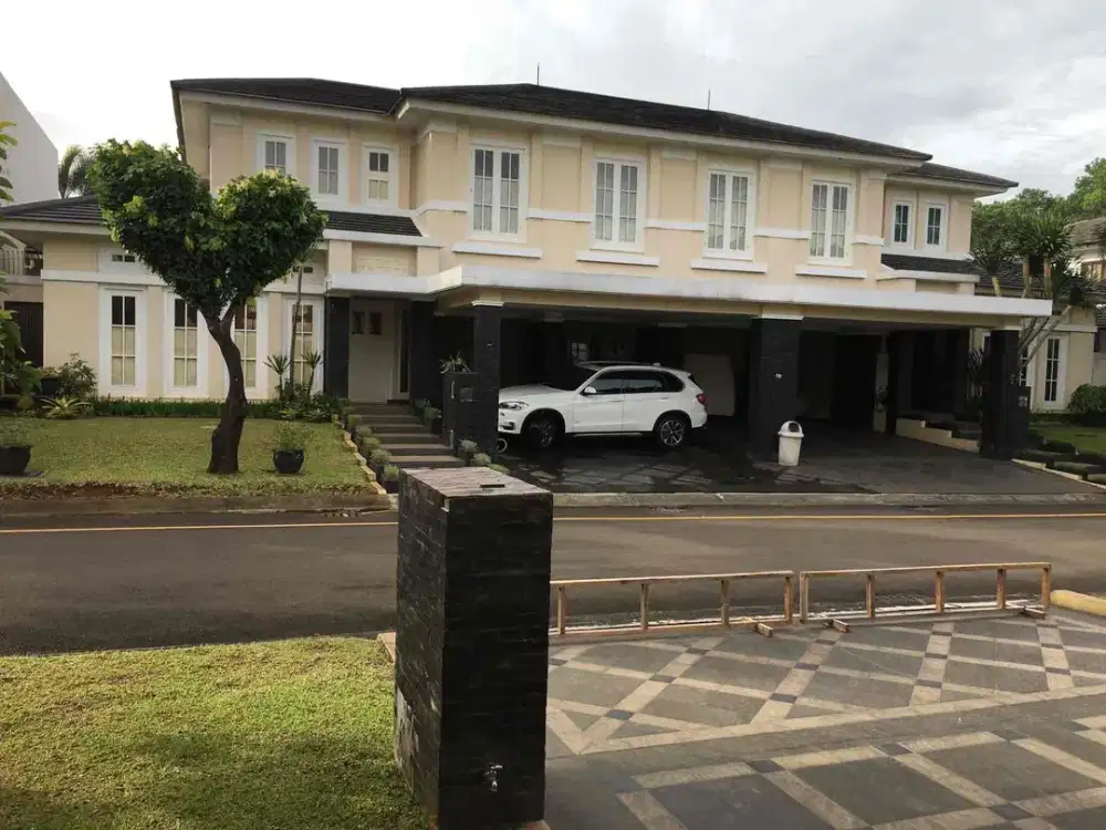 TURUN HARGA!! Rumah Mewah Di kawasan Elite Lingkungan Asri, Nyaman Dan berlokasi Strategis di Menteng Bintaro Jaya, Tangerang Selatan