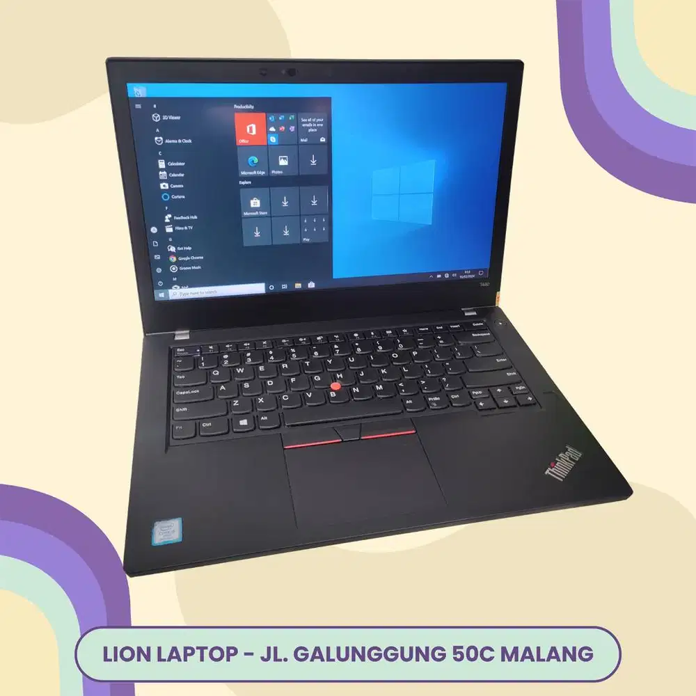 RAM 8GB Core i5 gen 8 Lenovo Thinkpad T480 [10|08]
