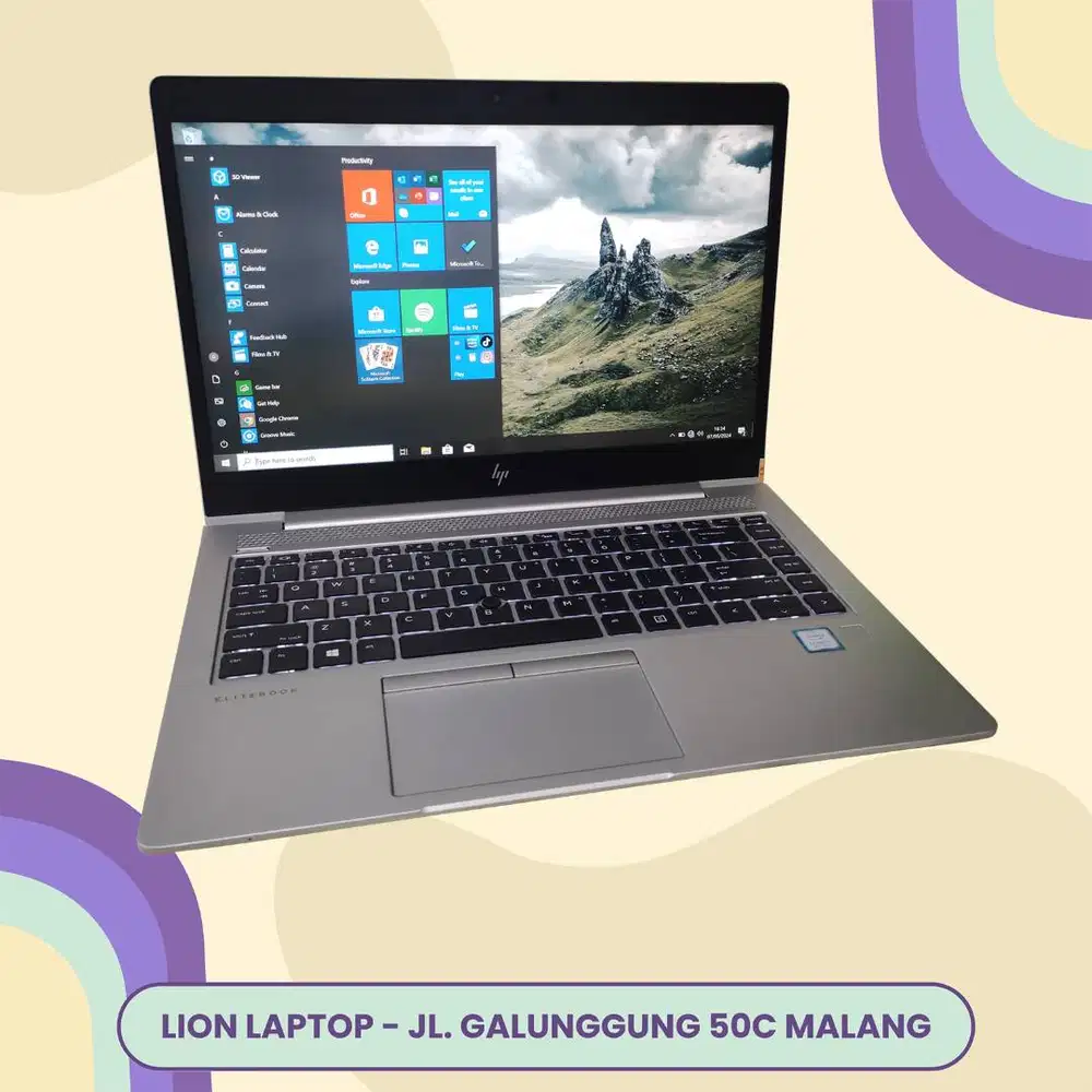 Core i5 Gen 8 RAM 8GB SSD 256GB HP Elitebook 840 G5 [10|08]