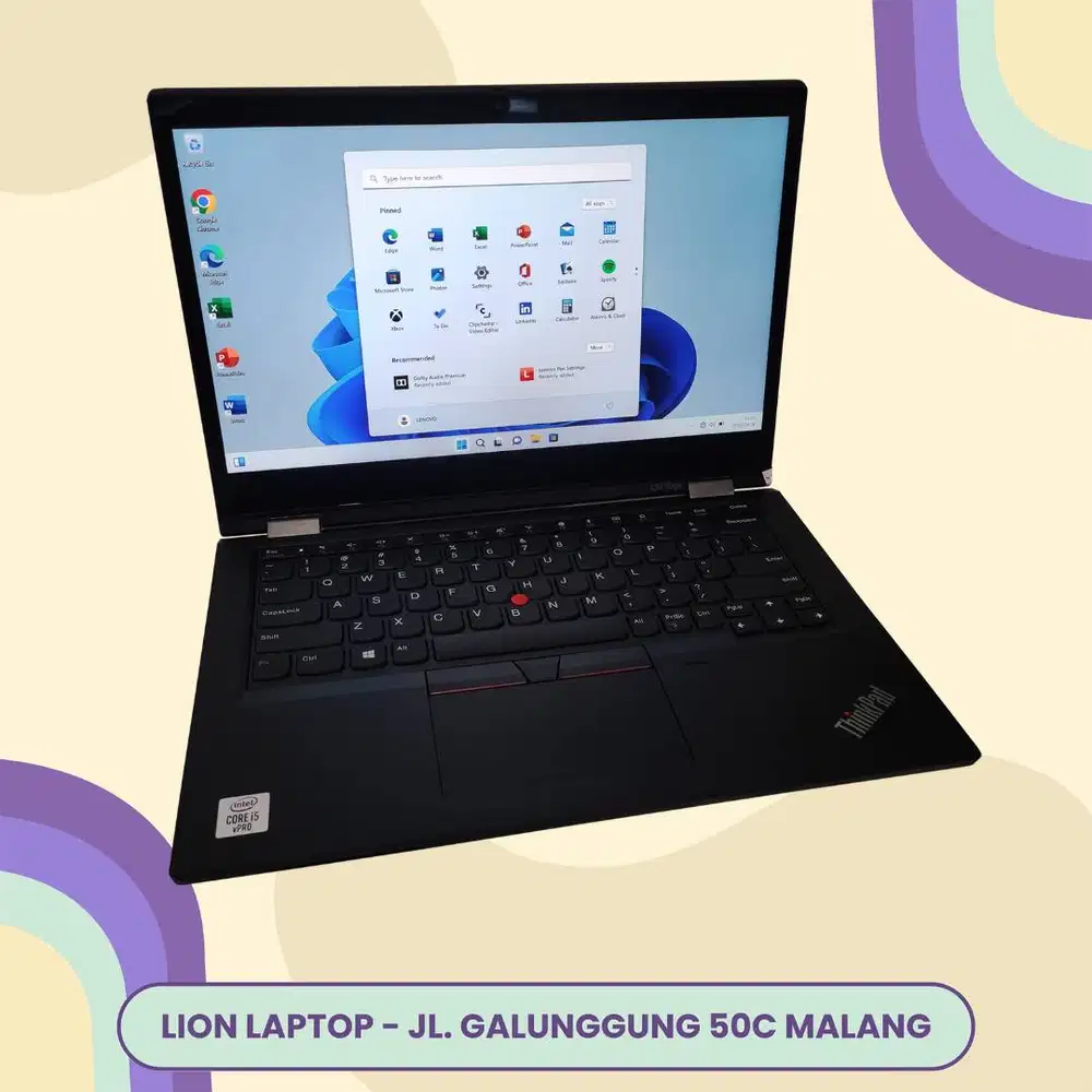 RAM 16GB Core i5 Gen10 Flip 360° SSD 256GB Lenovo Thinkpad YOGA L13 [1