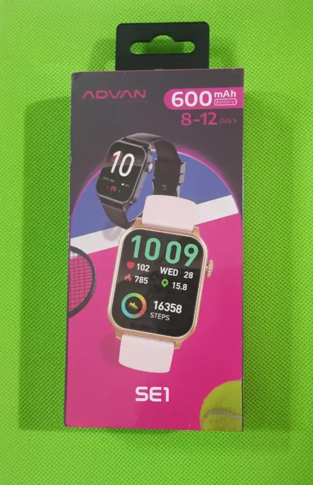 ADVAN SMARTWATCH SE1 BLACK, NEW, SEGEL, GARANSI RESMI ADVAN