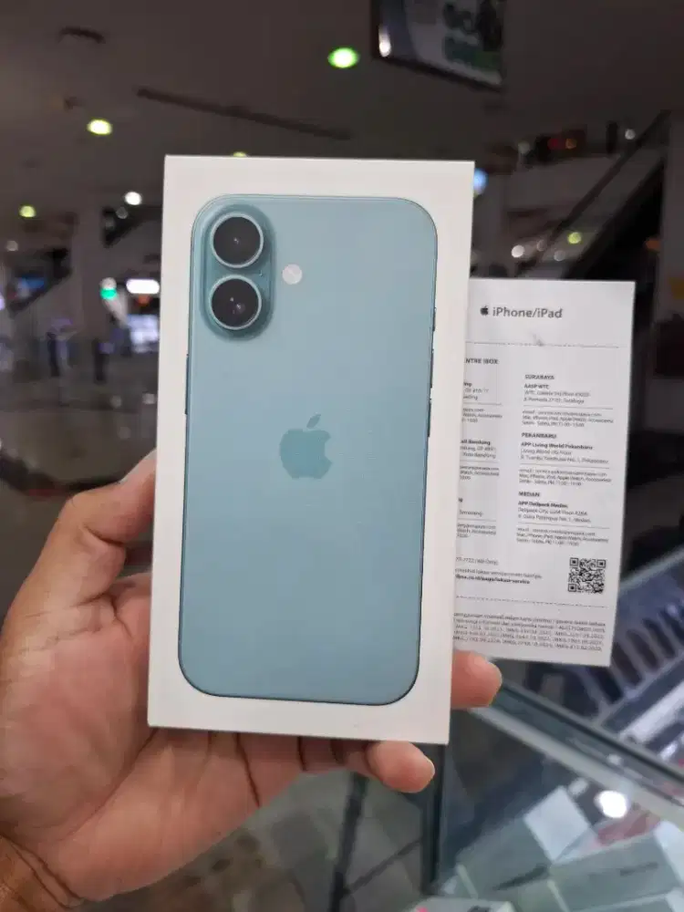 IPHONE 16 128GB GARANSI GARANSI RESMI INDONESIA