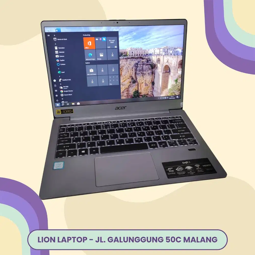 Super Slim Core i5 Gen 8 8/25 Acer Swift 3 SF313-51 [10|08]