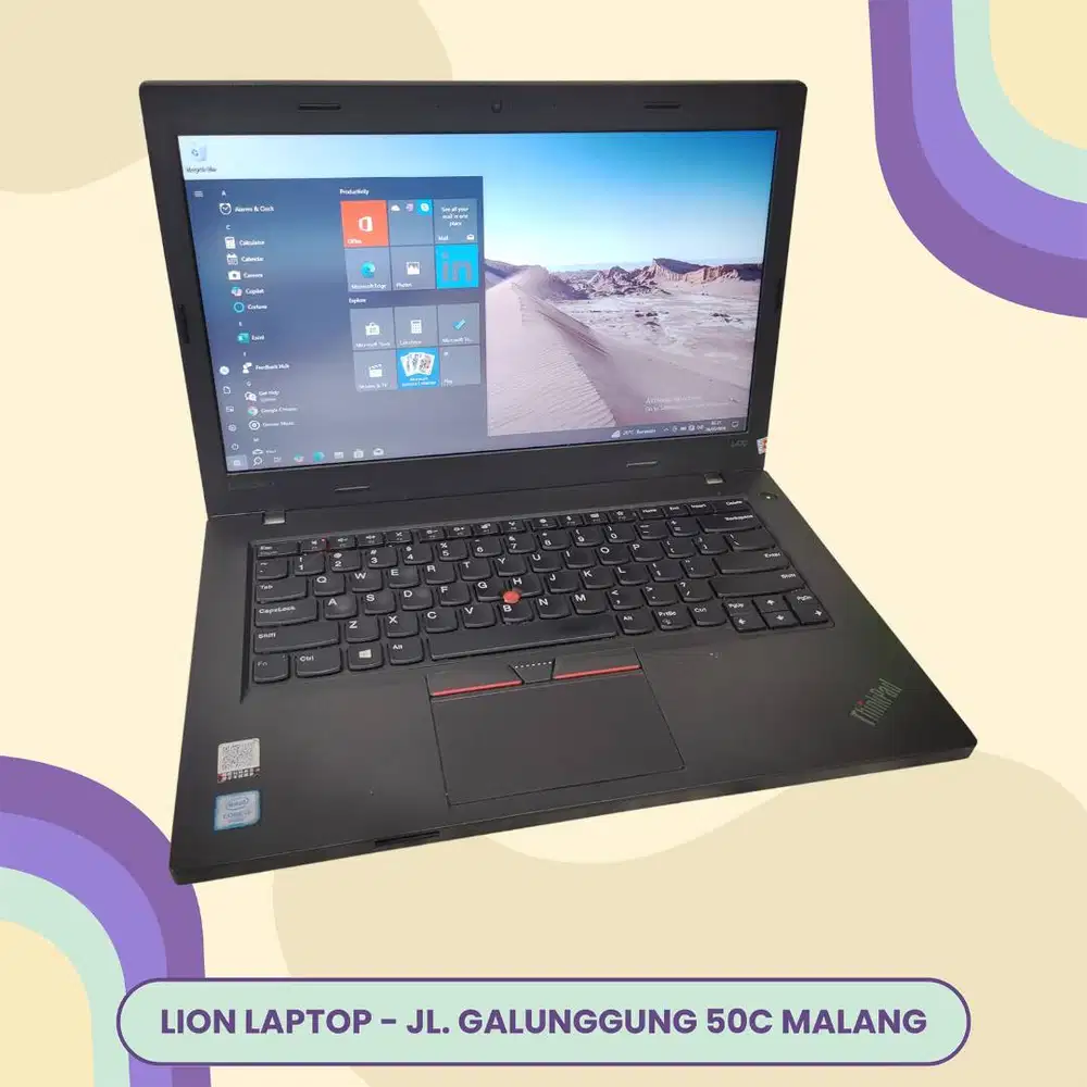 Double VGA Core i5 RAM 8 SSD Lenovo Thinkpad L470 [10|08]