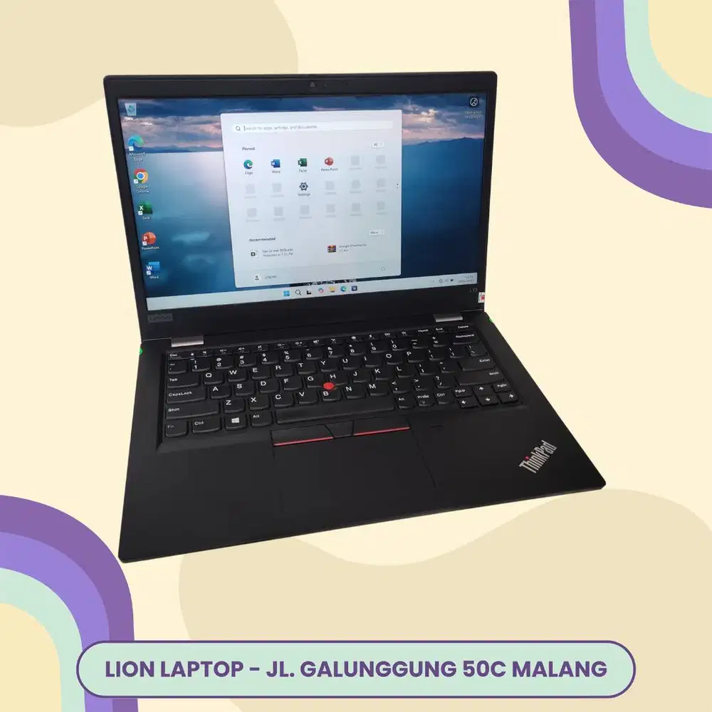 i5 Gen 10 Slim RAM 8GB SSD 256GB Lenovo Thinkpad L13 [10|08]