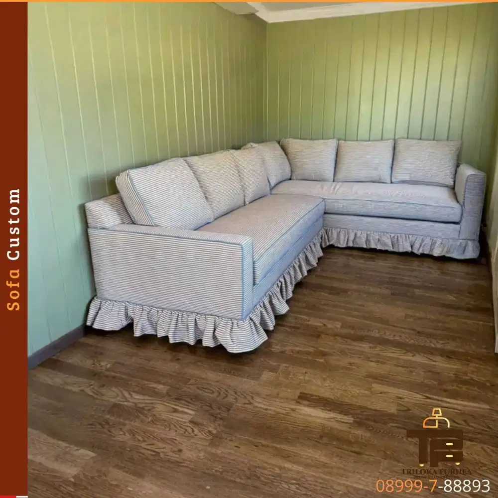 Sofa Custom Berkualitas Bisa Request Model Warna dan Ukuran