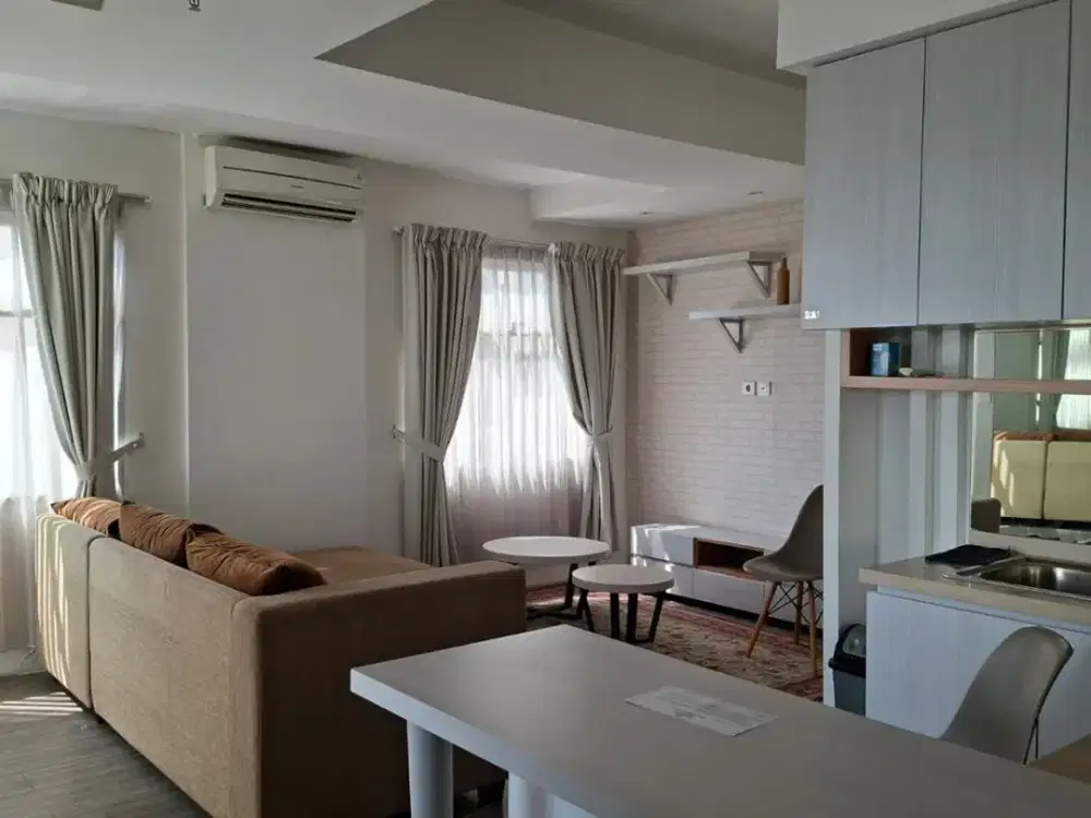 Termurah Apartemen 2Br Furnish Hunian Baru Grand Asia Afrika Lengkong Bandung
