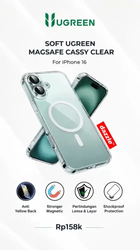 Soft Ugreen Magsafe Cassy Clear