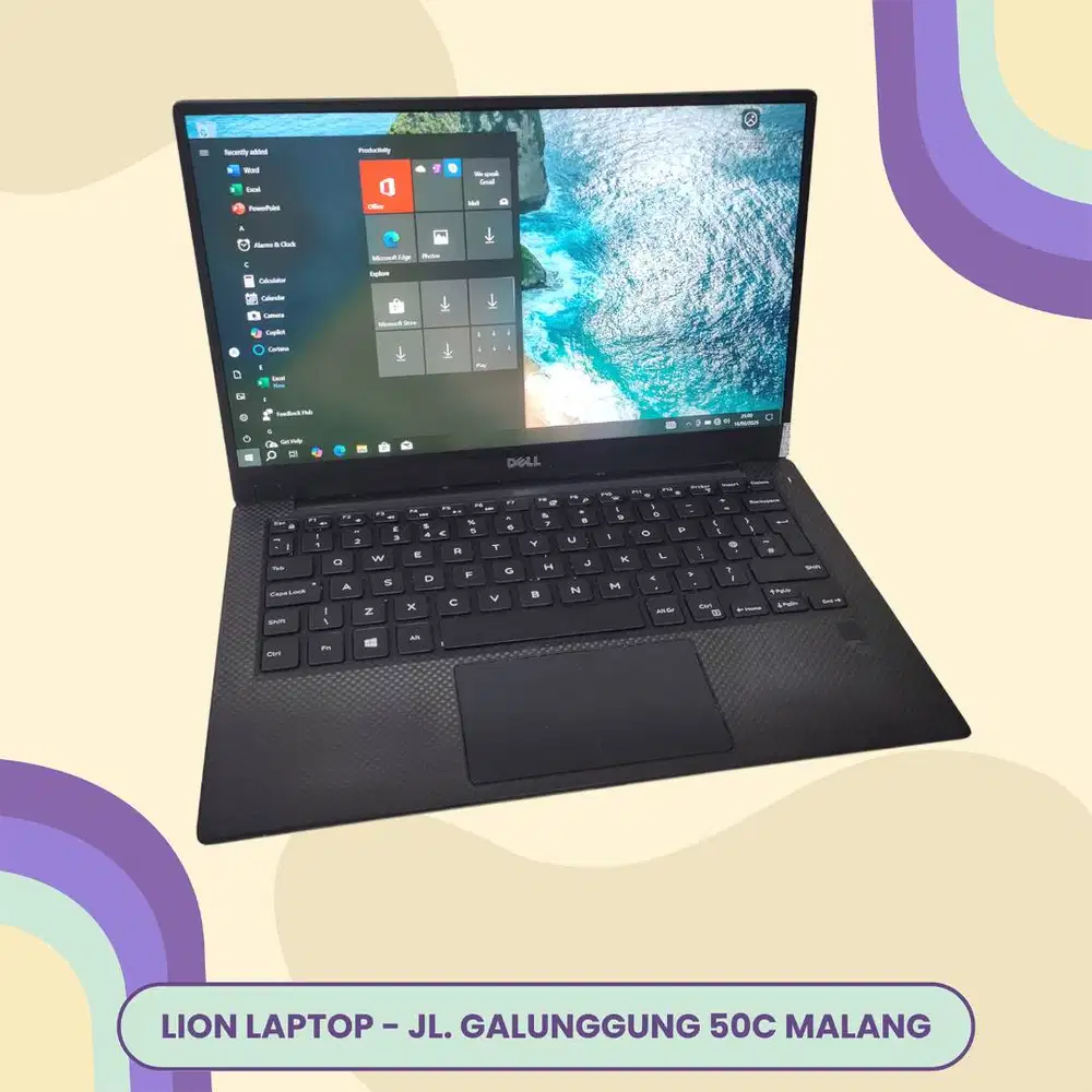 Slim & Ringan Core i7 RAM 8 SSD 256 DELL XPS 13 9360 [10|08]