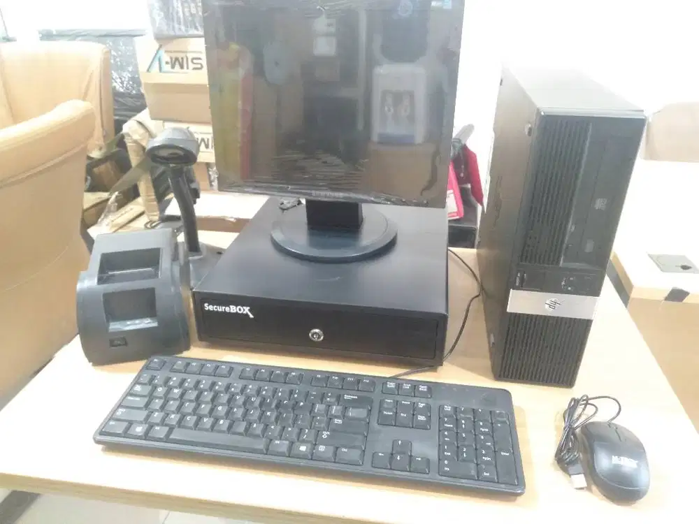 Komputer kasir NEW intel Core i3 dengan program kasir ipos 4