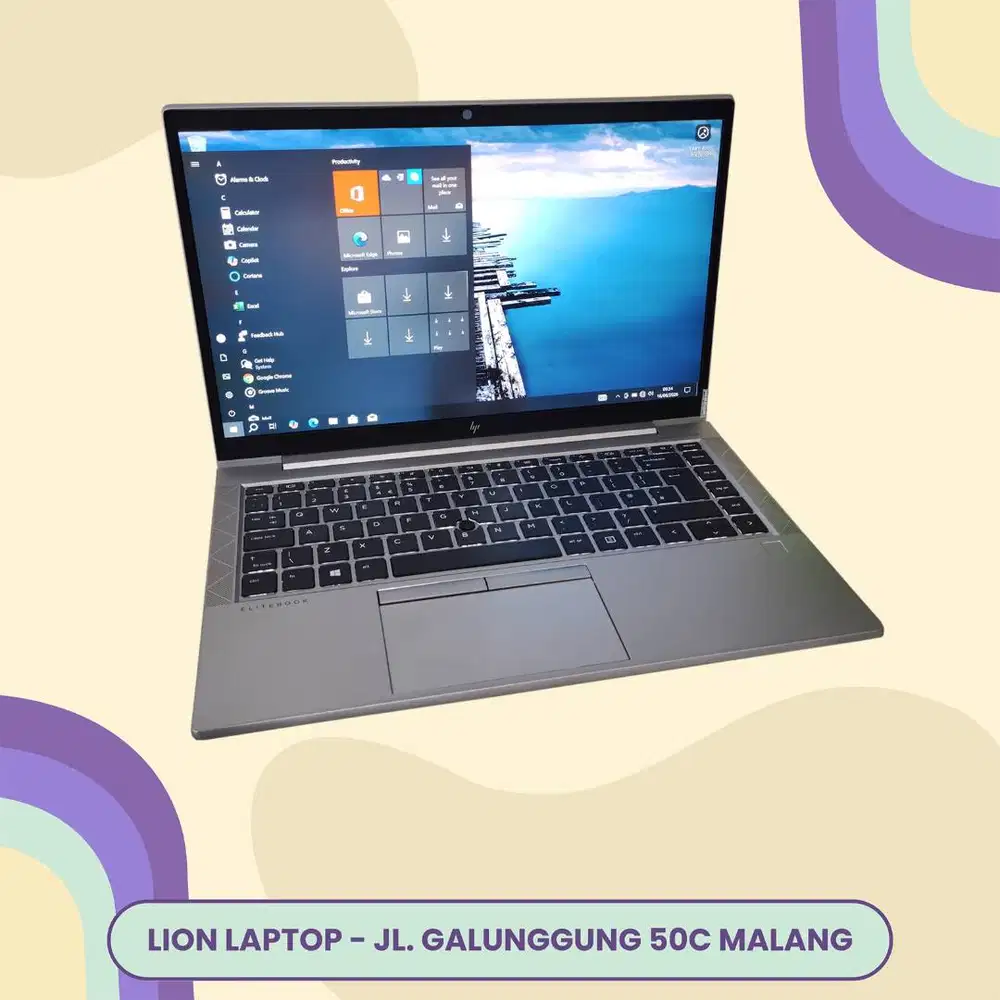 RAM 16GB Alumunium Body Core i5 Gen 10 HP Elitebook 840 G7 [10|08]
