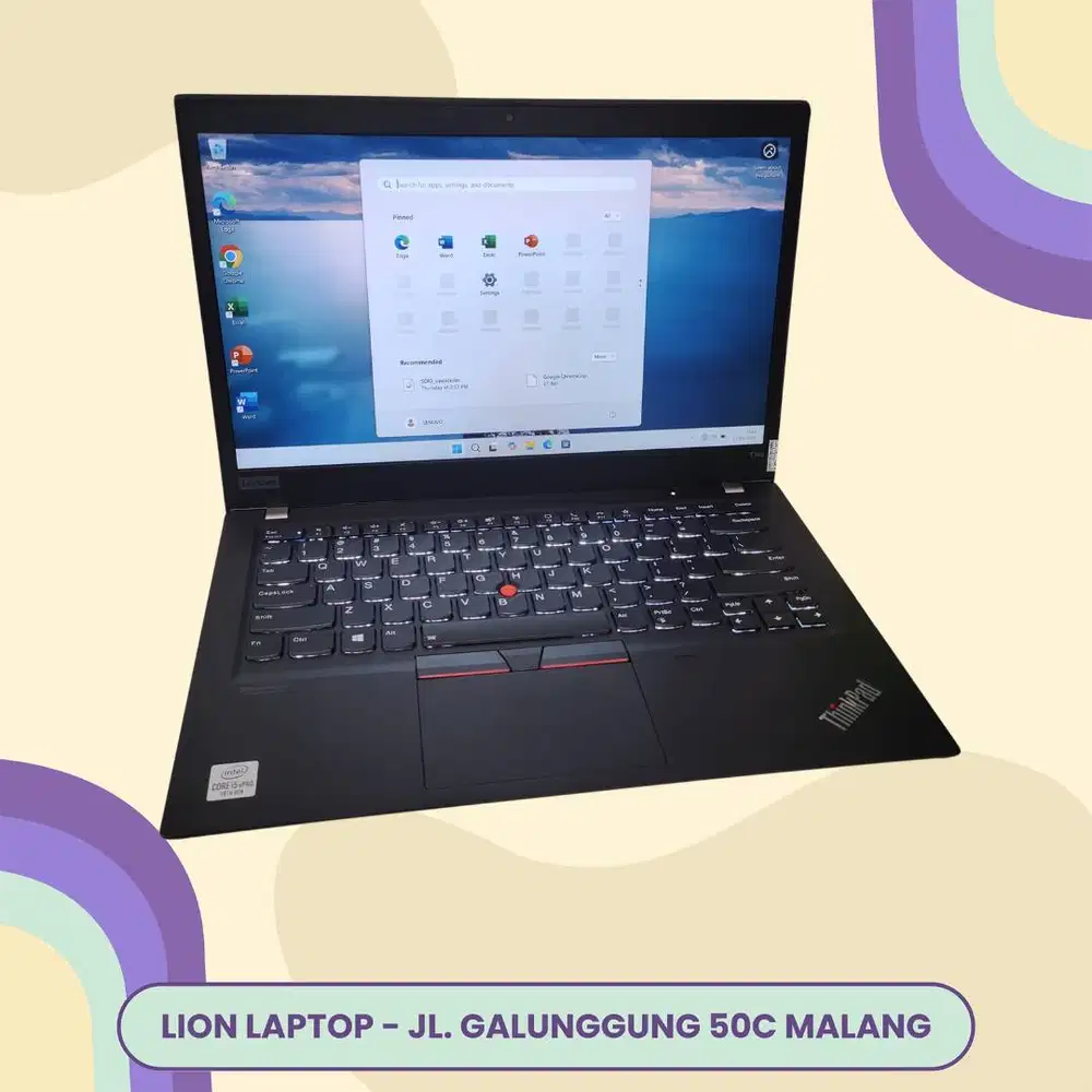 RAM 16GB Slim Core i5 Gen 10 SSD 256GB Lenovo Thinkpad T14s [10|08]