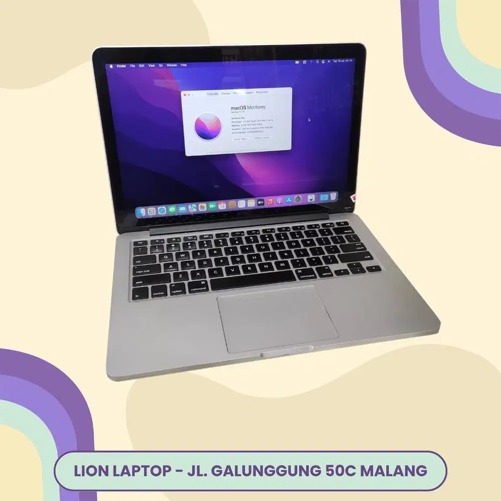 Macbook Pro Retina Core i5 Late 2013 Mulus [10|08]