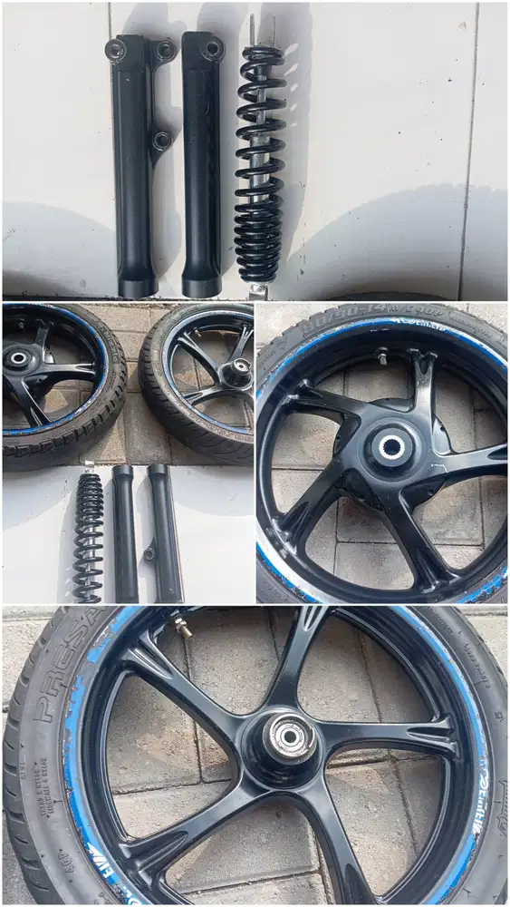 Dijual cepat borongan atau satuan velg ori bawaan sepasang , dll