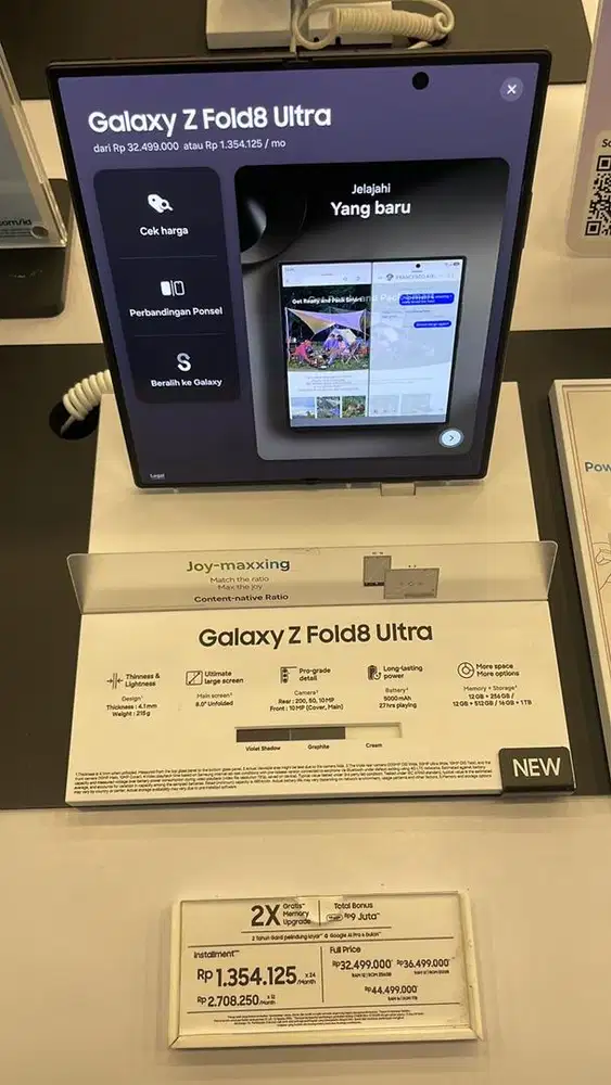 PO SAMSUNG GALAXY FOLD8 PROMO BUNGA 0%