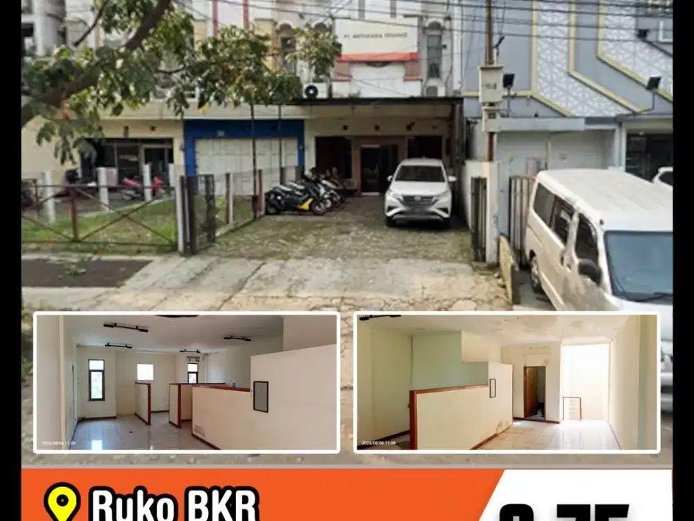Ruko 3 Lantai Mainroad BKR Bandung Kota, Strategis, Murah,Jarang Ada