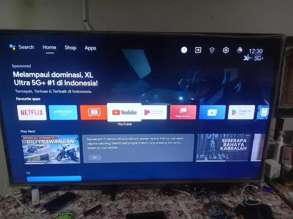 TV TCL 55 inch . (Ex beli di Arab)
