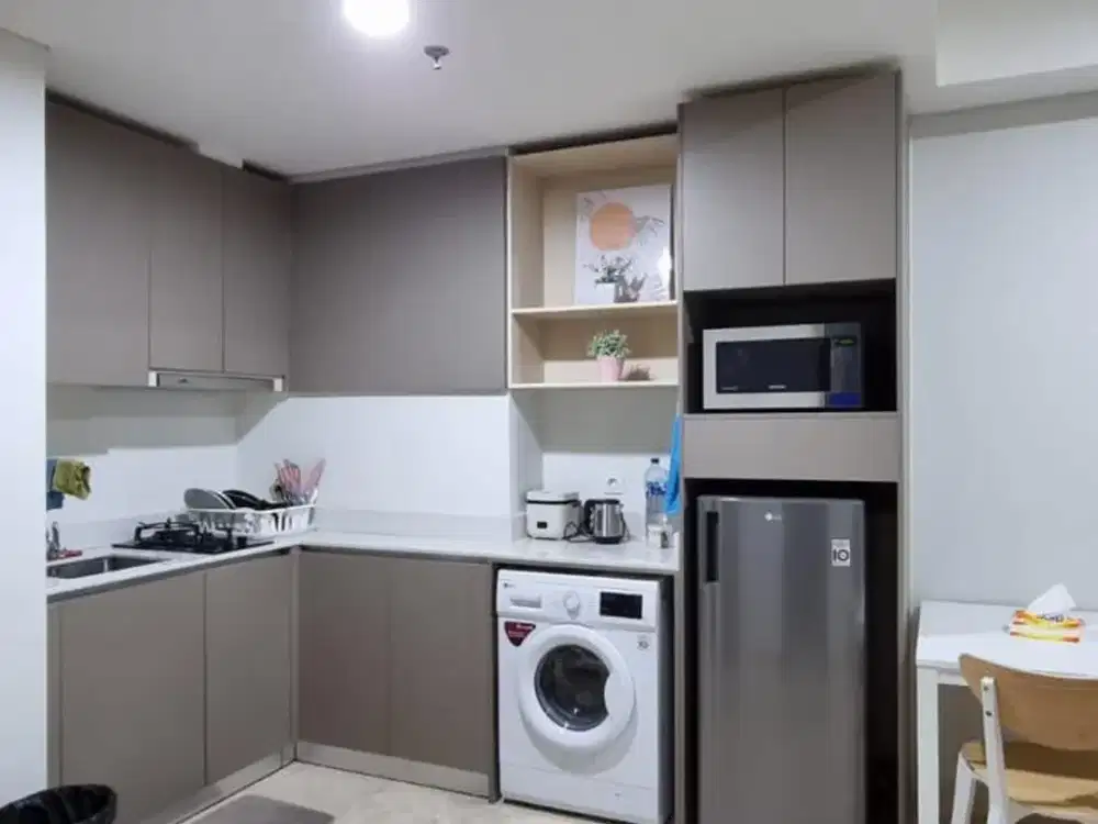 Disewakan Gold Coast Apartment Tower Bahama, 1Br, 51 M², Furnished, Seaview, Rp 110 Juta/Tahun