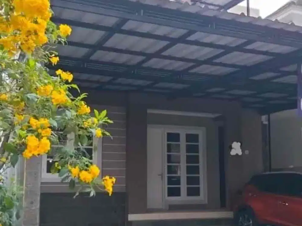 DIJUAL - Rumah Siap Huni Di Dalam Cluster Kota Wisata Dengan View Taman