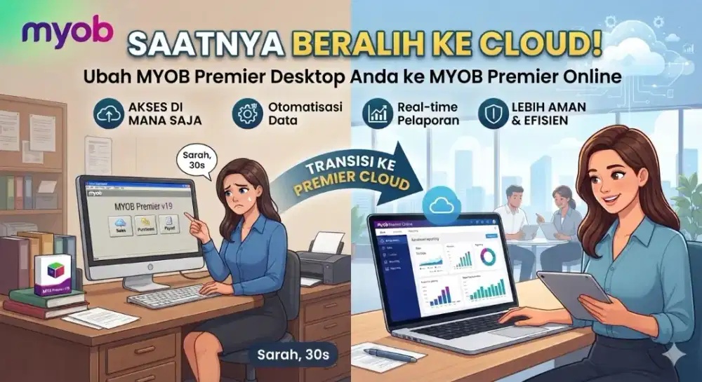 Mengubah Software myob menjadi aplikasi myob online