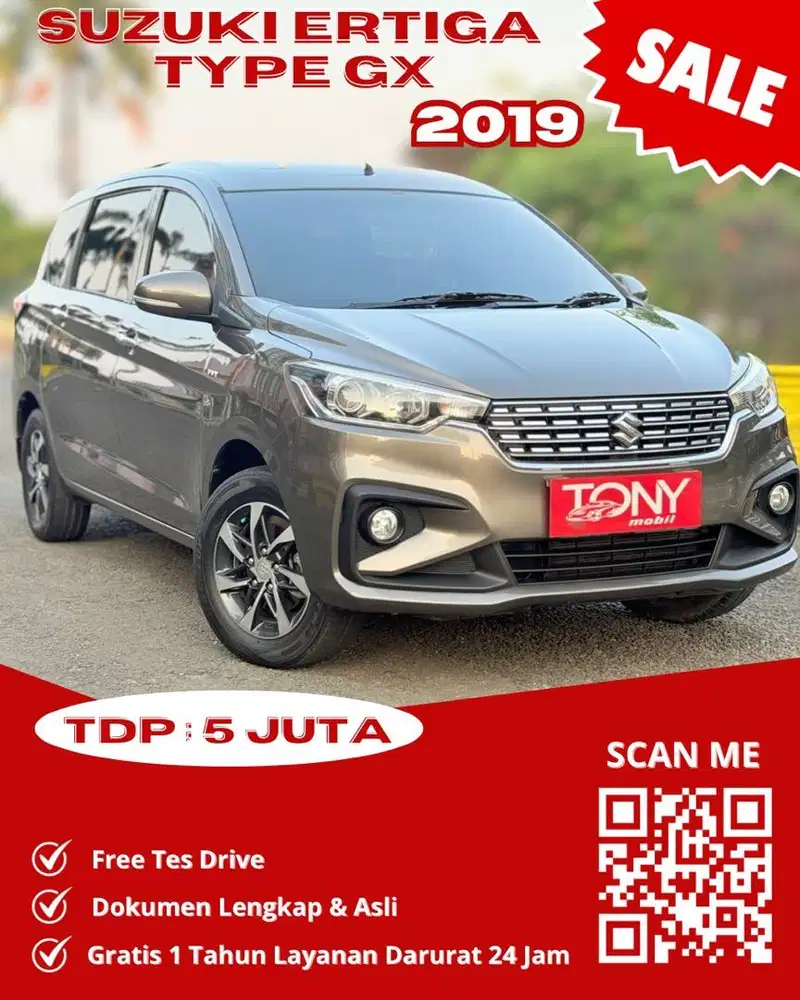 Suzuki Ertiga GX AT 2019 Abu-Abu