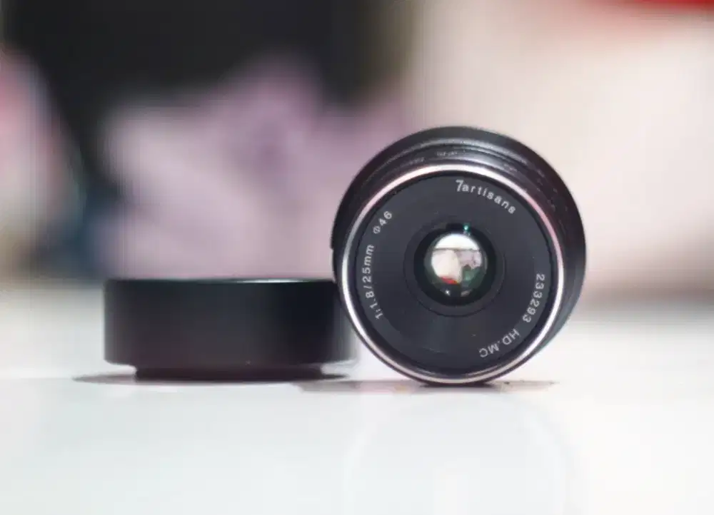 Lensa 7artisan 25MM F1.8 For Canon/Fujufilm/Sony . Mulus Lengkap Bonus
