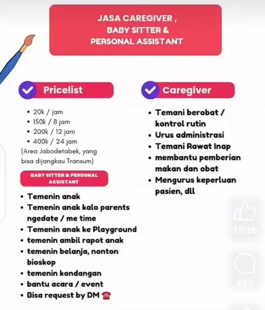 Jasa babysitter perjam