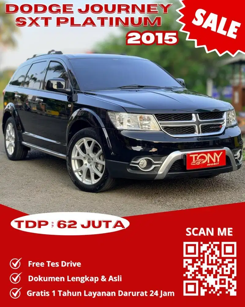 Dodge Journey SXT Platinum AT 2015 Hitam