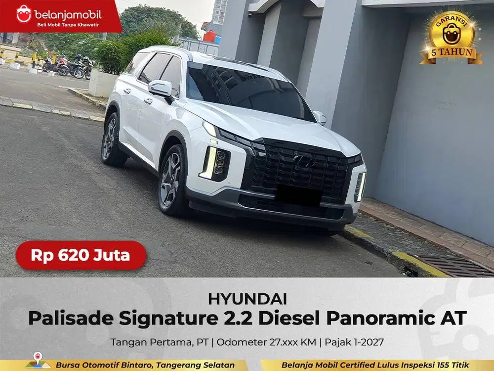 [ LOW KM 27RB ] Hyundai Palisade Signature 2.2 Panoramic AT 2022/2023