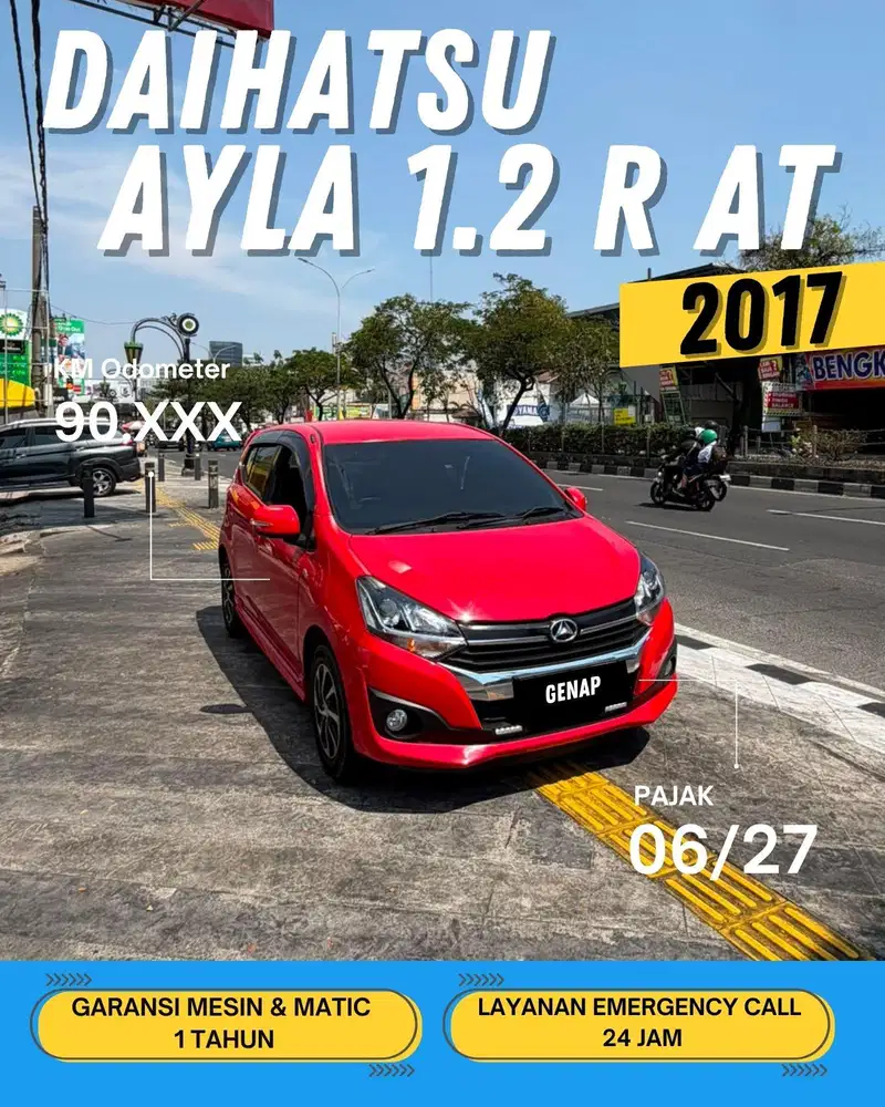 AYLA 1.2 R AT MATIC 2017 GENAP