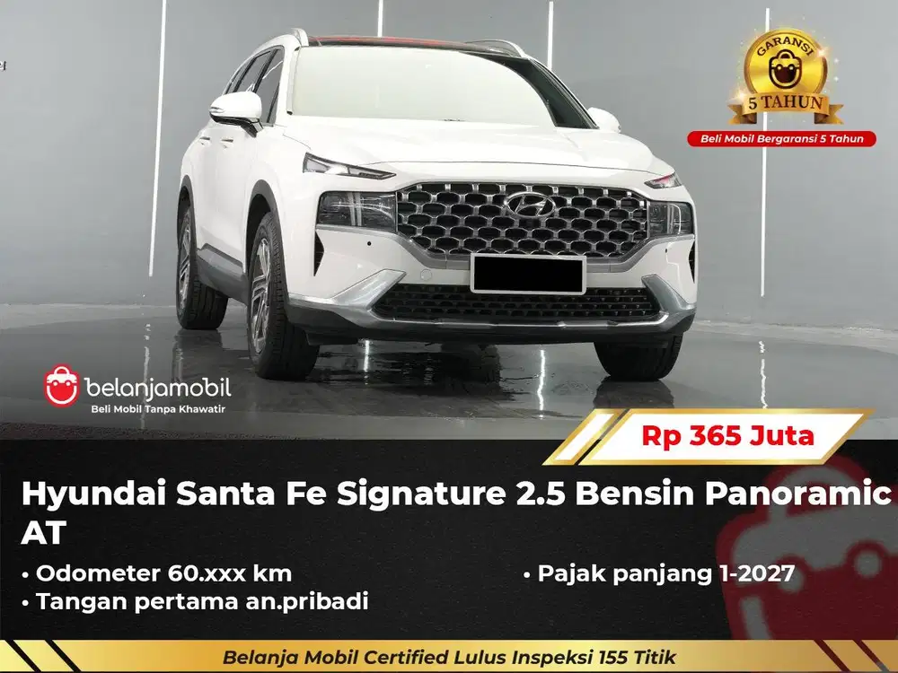[GARANSI 5TH] Hyundai Santafe Santa Fe Signature 2.5 Bensin 2022/2023
