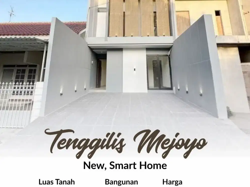 New, Smart Home, Tenggilis Mejoyo