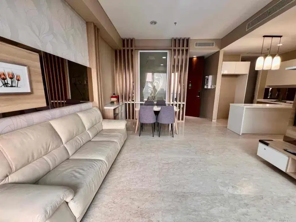 Unit Apartemen Saumata Cantik Siap Huni Keadaan Semi Furnish Berlokasi Di Alam Sutera