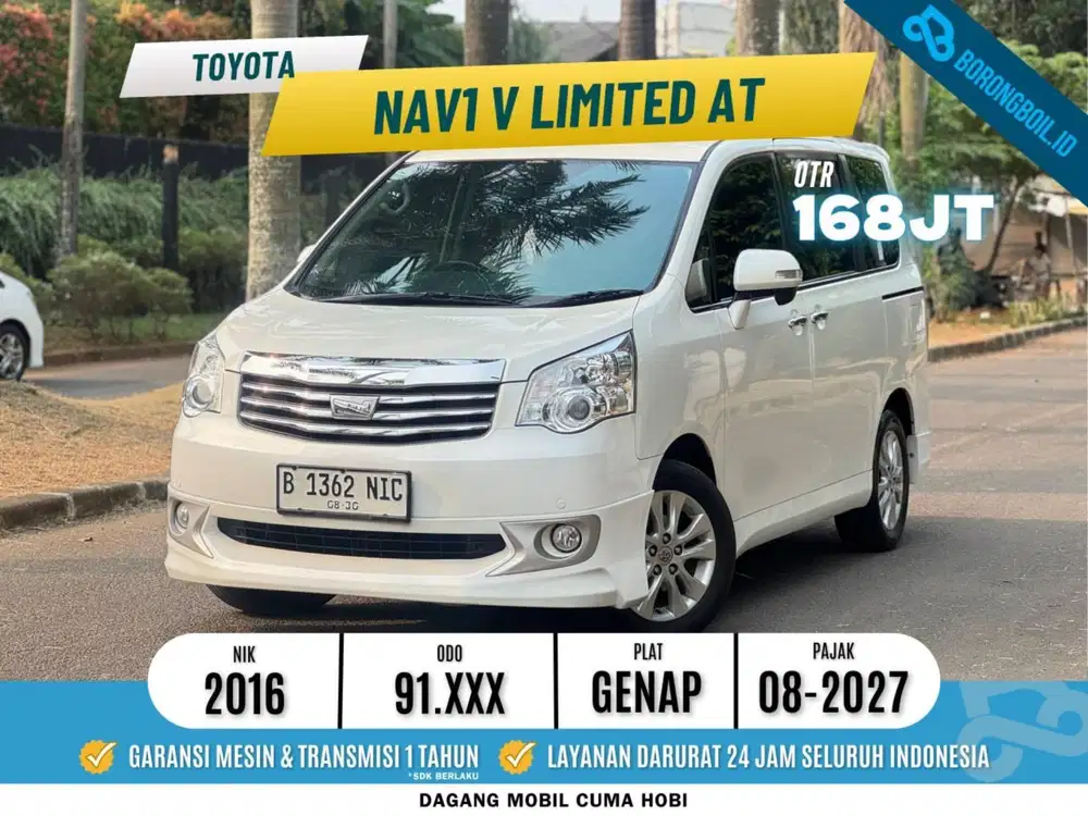 Toyota Nav1 V Limited AT 2015/2016 KM 90RBAN! | Serena Freed