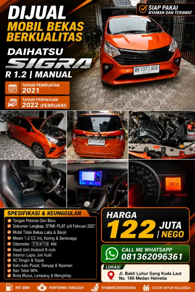 Daihatsu Sigra R Deluxe 2022 Bensin