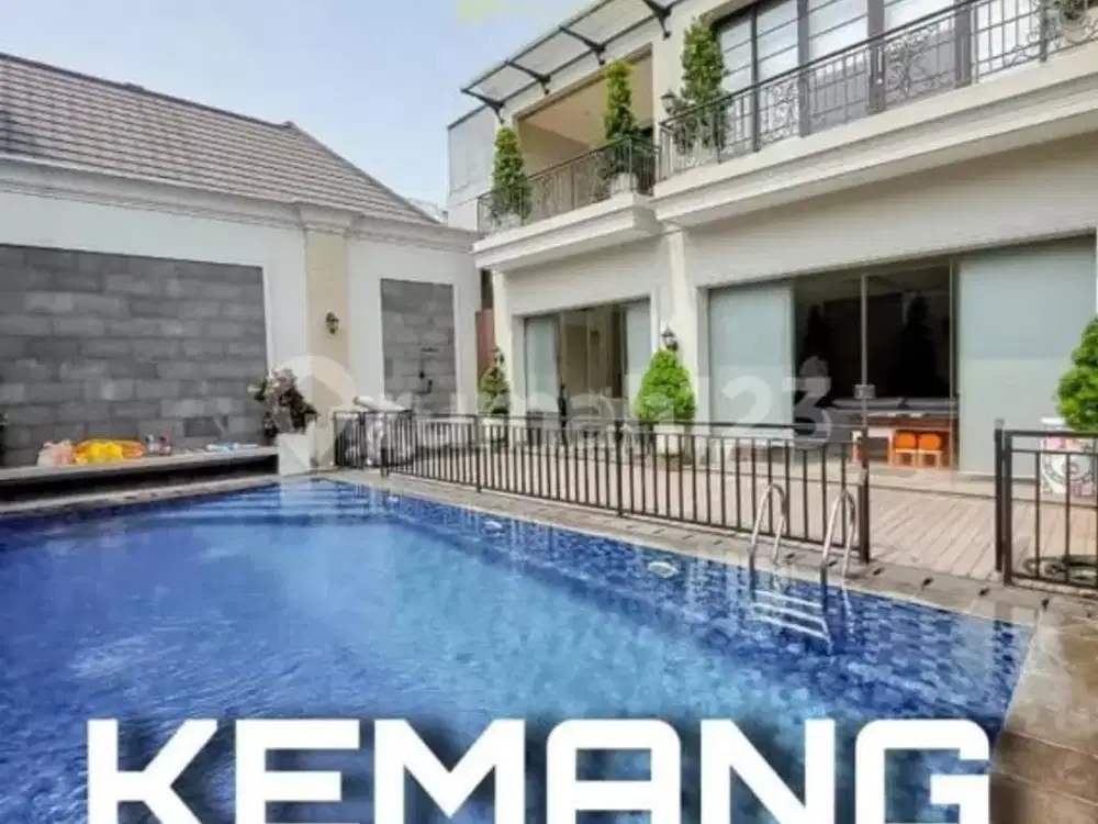 For Sale Rumah Mewah Ada Swimming Pool di Kemang Barat