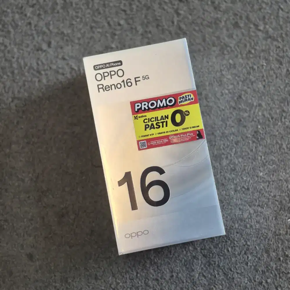OPPP RENO 16F SERIES FREE AKSESORIS STOCK TERBATAS