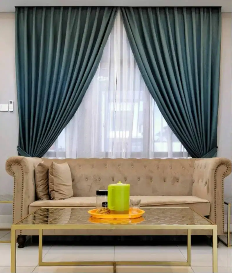 Menerima Pemasangan Gorden Wallpaper Dinding 3D Gordyn Hordeng Korden