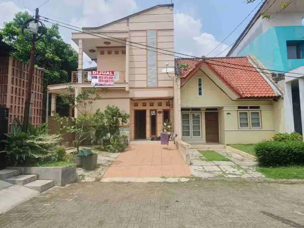 rumah 2 lantai taman sari persada selangkah ke tol dan stasiun