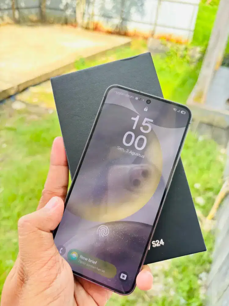Samsung s24 256gb second lengkap siap pakai kk