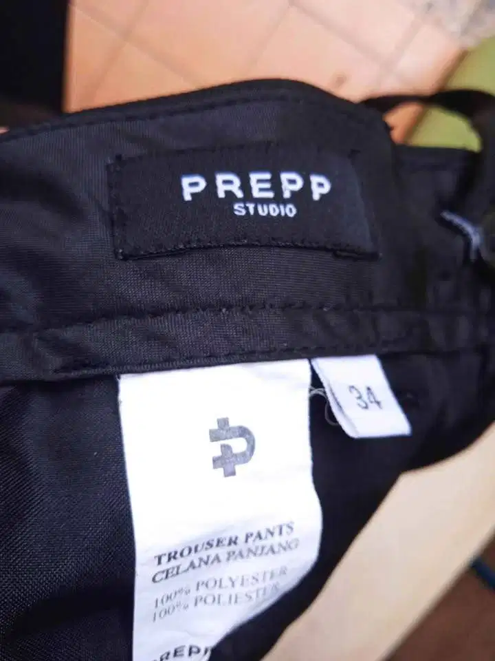 Celana panjang hitam formal PREPP