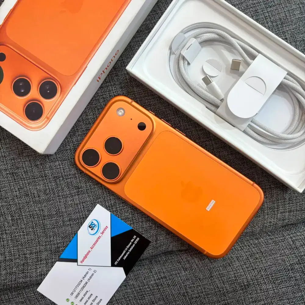 IPHONE 17 PRO 256GB GARANSI ON MEI 2027