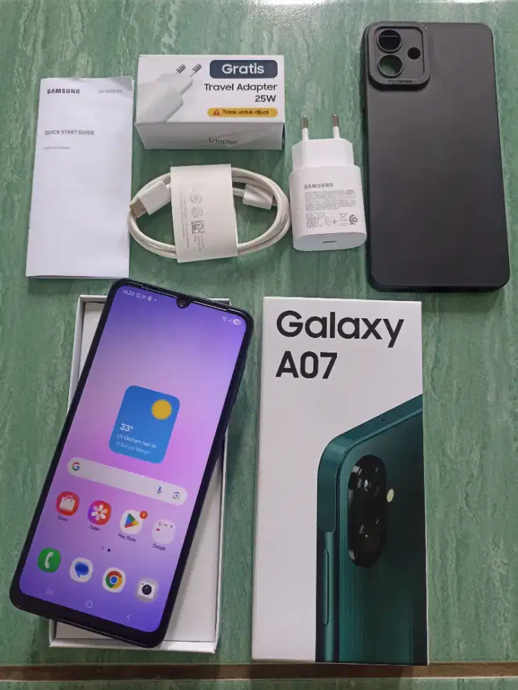Hp Samsung Galaxy A07 Ram 4+4/64GB Fullset
