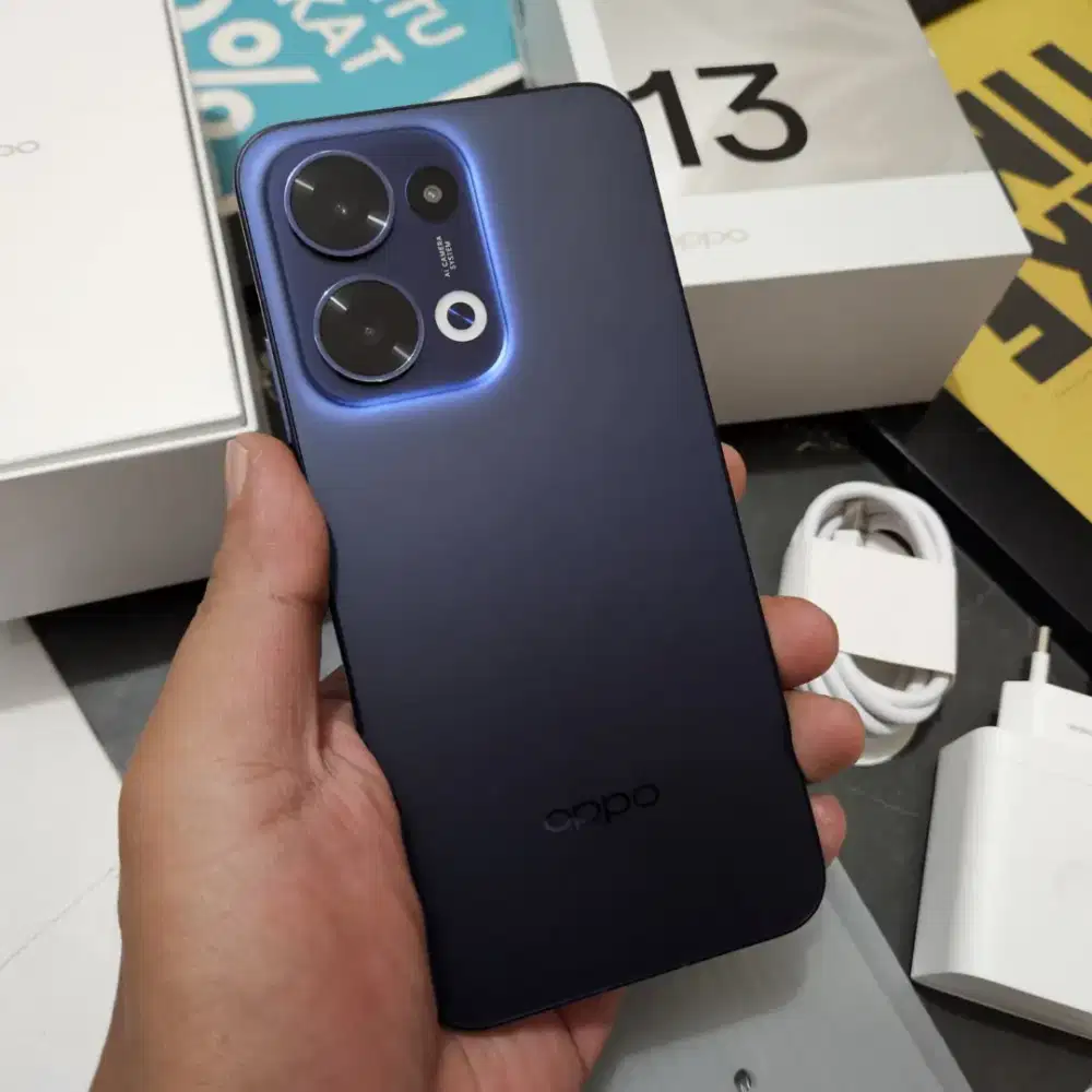 Oppo Reno 13 5G 12/256GB Purple Fullset Ori Like New