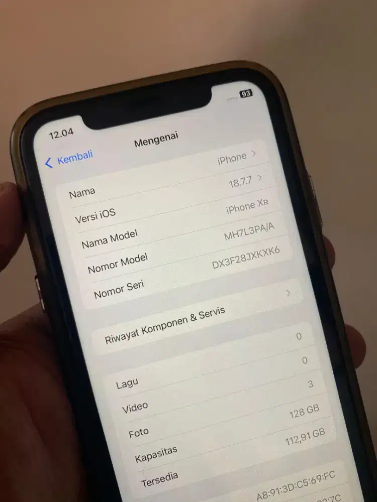 Handphone apple ,I Phone XR