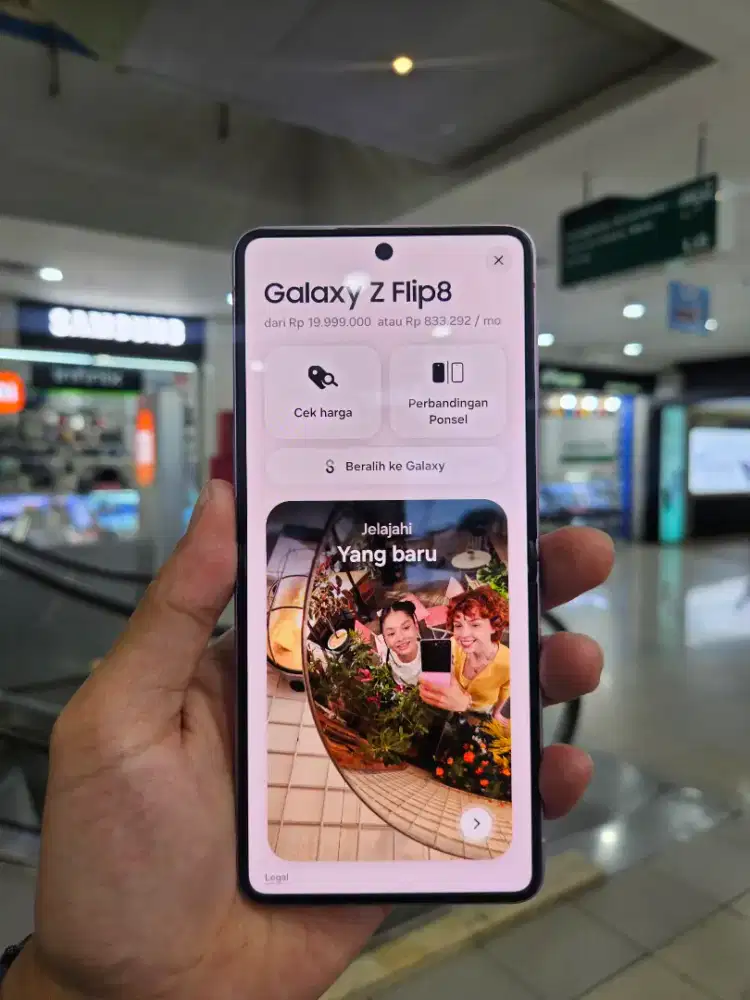 SAMSUNG GALAXY ZFLIP 8 5G 12/256GB GARANSI RESMI SEIN 1 TAHUN