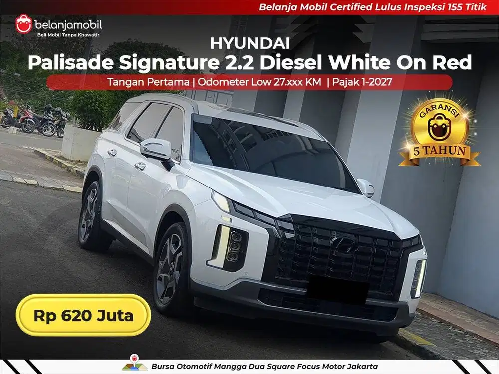 [ LOW KM 27RB ] Hyundai Palisade Signature 2.2 Panoramic AT 2022/2023